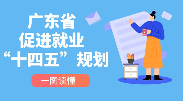 一圖讀懂廣東省促進(jìn)就業(yè)“十四五”規劃