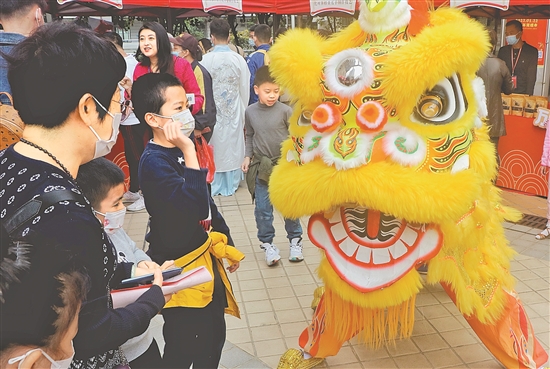 南國醒獅現場(chǎng)展示