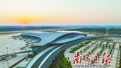 湛江吳川機場(chǎng)準備就緒，靜待開(kāi)門(mén)迎客。