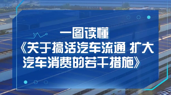 一圖讀懂《關(guān)于搞活汽車(chē)流通 擴大汽車(chē)消費的若干措施》